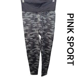 PINK SPORT SEAMLESS LEGGINGS M